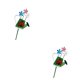 thumbnail image 1 of Injueey Estaca de jardín - Inserción de tarjeta de metal de larga duración A prueba de herrumbre Maceta Pick Versátil y duradero Variedad Type11 NO11, 1 of 6