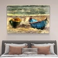 thumbnail image 4 of Póster de lienzo con decoración de barco pequeño, decoración de dormitorio, paisaje deportivo, decoración de oficina, regalo, estilo marco, 20 x 30 cm, 4 of 8
