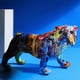 thumbnail image 4 of Figura de perro colorida de poliresina, escultura de perro, adornos coleccionables Buldog, 4 of 6