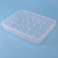 thumbnail image 3 of Caja de almacenamiento de huevos de plástico, soporte para 24 huevos de rejilla, apilable, verde, 3 of 5