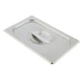 thumbnail image 1 of Paquete de 1 tapa 1/3 para bandejas de comida de material acero inoxidable para de de hotel DYNWAVEMX Tapa de la tapa de la bandeja de acero inoxidable, 1 of 8