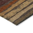 thumbnail image 4 of Addison Rugs Chantille Indoor/Outdoor Transitional Stripes Chocolate Washable Rectangle Rug, 5' x 7'6", 4 of 6