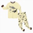 thumbnail image 7 of HFHAPW Little Boy Girl Pajama Set Sleepwear Long Sleeve Pjs 2 Piece Jammies Fall Winter, 7 of 7