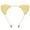 light yellow, variant on Trendy Cats Ear Headpiece Unique Styles Elegant Hair Hoop Sweet Girls Headpiece for Adults and Kids