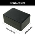thumbnail image 3 of AOOOWER Black PU Cufflink Organizer Brooch and Lapel Pin Storage Box for Travel Use, 3 of 11