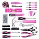 thumbnail image 2 of Juego de herramientas SOLUDE, 206 piezas, rosa, para mujer, bricolaje, 2 of 9