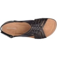 thumbnail image 5 of Easy Spirit Womens Mar Leather Slingback Flat Sandals, 5 of 10