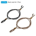 thumbnail image 3 of Uxcell Necklace Cord Empty Stone Holder Crystal Cage Necklace Holder Adjustable, Black Brown 2 Pack, 3 of 6