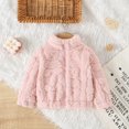 thumbnail image 3 of Hotiary 6M-3T Toddler Baby Girls Winter Warm Fleece Coat Zipper Jacket Top Stand Collar Outwear For Holiday, Everyday, Birthday, Outdoor, 3 of 9