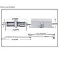 thumbnail image 5 of TIERPOP Automatic Buffer Door Closing Hinge Hidden Spring Door for Office, Store, Home Mounted Adjustable Speed, 5 of 16