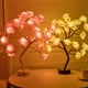 thumbnail image 2 of Lámpara LED de mesa con forma de hoja de arce para decoración del hogar, luz de noche con forma de flor de árbol de 24 Rosas, USB, para fiesta, Navidad, boda, dormitorio, regalo, 2 of 4