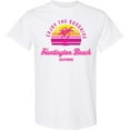 thumbnail image 3 of Inktastic Summer Enjoy the Sunshine Huntington Beach California Pink T-Shirt, 3 of 5