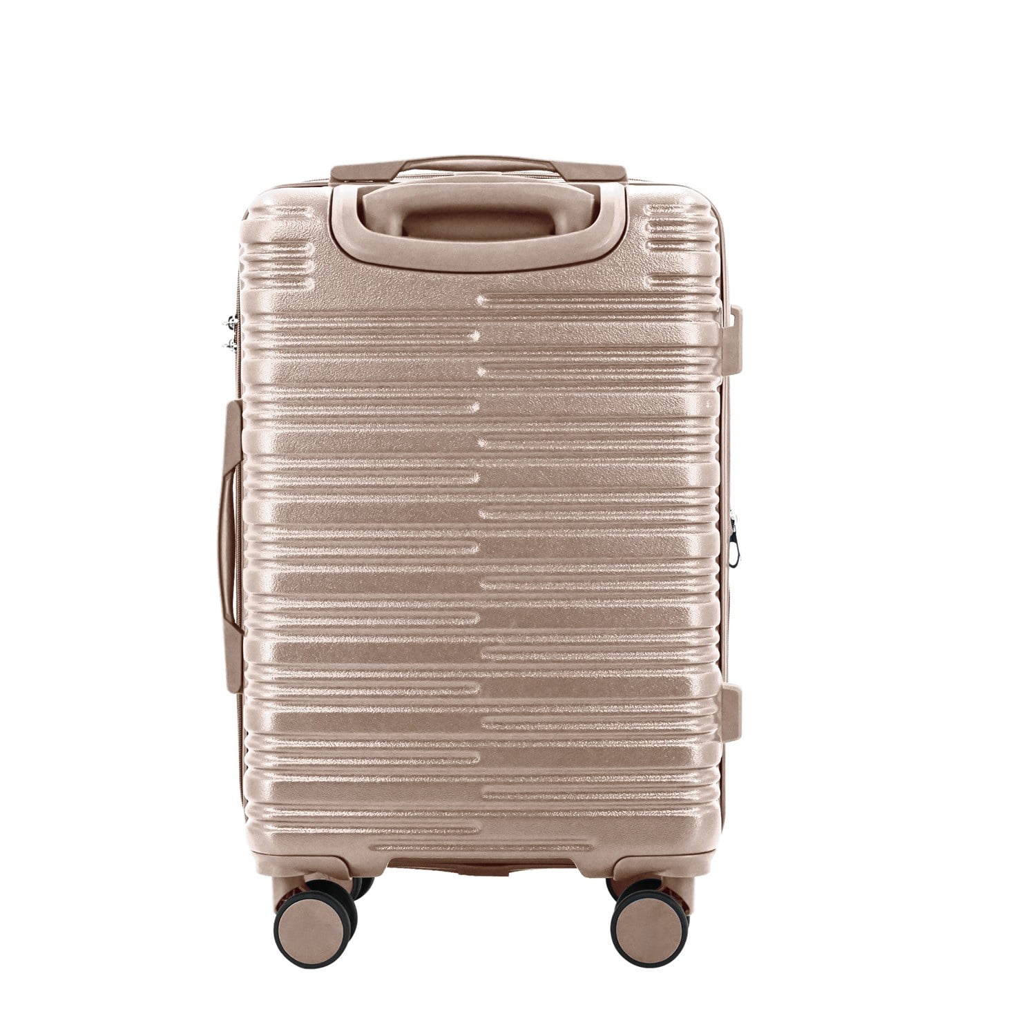 20" Hardside Carry-on Expandable Spinner Luggage for Travel, Rose Gold
