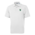 thumbnail image 2 of Men's Cutter & Buck White Tulane Green Wave Team Big & Tall Virtue Eco Pique Recycled Polo, 2 of 3