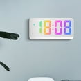 thumbnail image 4 of Reloj digital Naiovety Números coloridos Pantalla grande Doble ubicación, 4 of 6