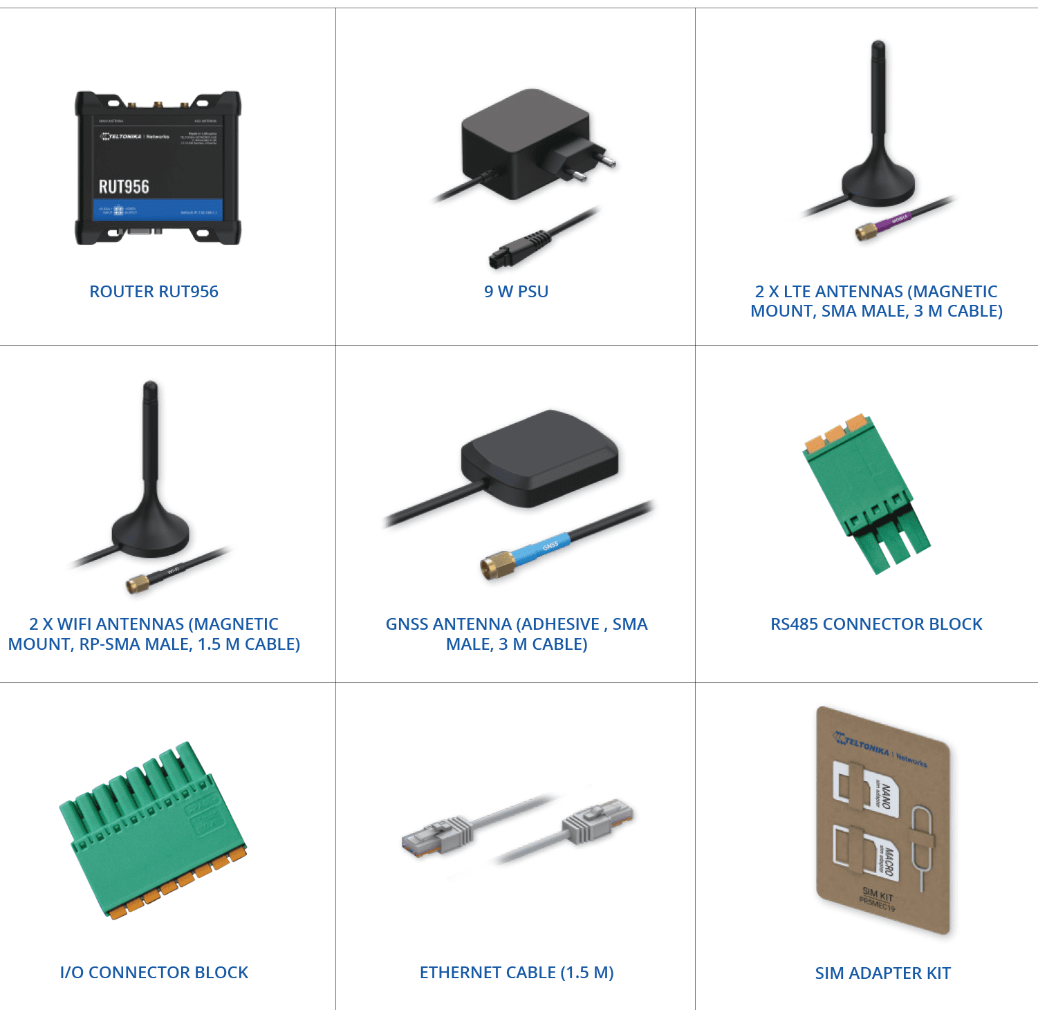 Teltonika Networks RUT956A00A00 4G LTE Router