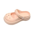 thumbnail image 3 of Clog Slipper Lightweight Quick Drying Med Heels Closed Toe Non Slip Slippers for Pink 39 to 40, 3 of 8
