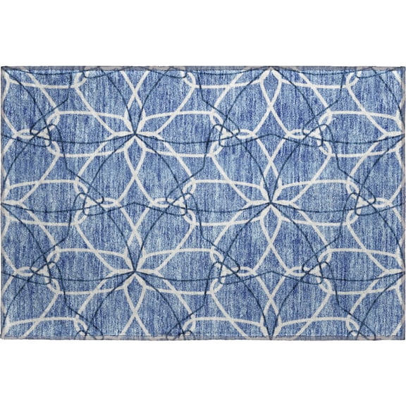 Dalyn Rugs Premium Machine Washable Mayfield AMF950 Denim 1'8" x 2'6" Rug