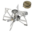 thumbnail image 1 of Réchaud de Randonnée 3300W Léger Pliable en Acier Inoxydable Réchaud à Gaz de Camping Réchaud de Cuisson Extérieur pour Camping Randonnée Pique-Niques, 1 of 7