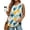 Tie Flower, variant on MOSHU Summer Tank Tops for Women Round Neck Sleeveless Plus Size Tops Slit Side Stiching Womens Shirts