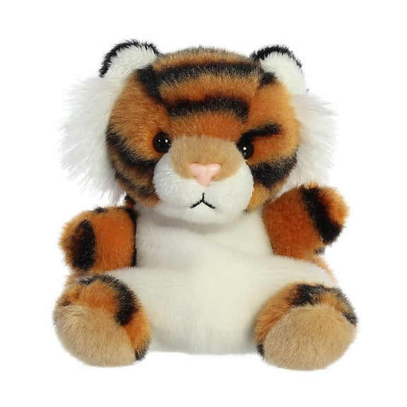 Aurora - Mini Orange Palm Pals - 4.5" Indy Tiger - Adorable Stuffed Animal