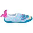 thumbnail image 2 of Lil' Fins Kids Water Shoes - Beach Shoes | Summer Fun | 3D Toddler Water Shoes Kids | Quick Dry | Swim Shoes Shell 8/9 M US, 2 of 5