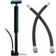 thumbnail image 3 of 2 piezas de bomba de bicicleta, manguera de extensión, inflador, tubo, cable para Schrader (negro), 3 of 6