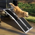 thumbnail image 3 of 7ft Portable Ramp, Aluminum Folding Non-Slip Ramp for Car, Home, Steps, Stairs, 600lbs Capacity, 3 of 7
