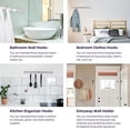thumbnail image 2 of Ganchos de Pared Soporte Vertical de Metal Homemake 5 Ganchos, 2 of 3