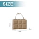 thumbnail image 2 of Nuevo bolso de hombro de moda de cuero artificial, bolso cuadrado pequeño con forma de rombo, 2 of 5