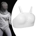 thumbnail image 1 of Fencing Chest Guard Fencing Gears Adjustable Strap Soft Breast Protector for Sanda Heavy Punching Sparring Training Karate Accessories M, 1 of 8
