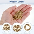 thumbnail image 2 of Uxcell 100-Pack Threaded Inserts - M3 x 3mm Brass Heat Set Insert Nuts 5mm OD, 2 of 6