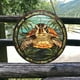 thumbnail image 1 of Colgador De Vidriera Con Diseño De Vidriera Suncatcher Animal De La Selva Adorno Colgante Acrílico Con Cadena Metálica Para Mujeres Hogar Navidad Amante De Los Animales Salvajes Decoración 15 X 15 Cm, 1 of 6