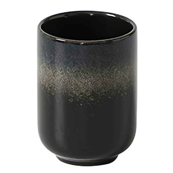 Retro Coffee Cup,Ceramic Mug Porcelain Cup 300ml 10oz-black-300ml