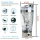 thumbnail image 2 of Coctelera eléctrica para proteínas, botella mezcladora, 450 ml, taza mezcladora de vórtice automática portátil, botella de mezcla de proteínas a prueba de fugas, carga USB (batería incorpora, 2 of 5