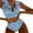 Blue 2, variant on One Shoulder Swimsuits for Women,Bikini Sets for Women,Ruffle Swimsuits for Women,Plus Size Bathing Suit for Women,High Waisted Bikini Sets,Bathing Suits for Women, Black XL