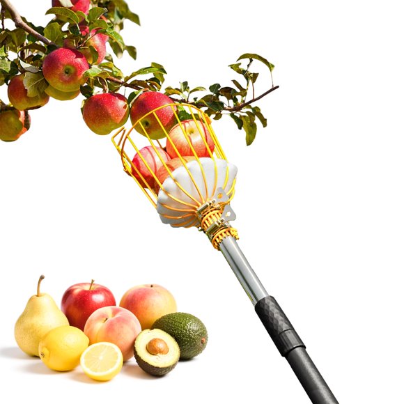 Recolector de frutas BlumeTrec con poste ajustable de 4,1 m y cesta