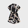 thumbnail image 3 of PatPat Family Matching Color Block Cotton Tee or Modern Abstract Print Short Sleeve Dress with Waist Belt, 3 of 7