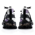 thumbnail image 6 of Purple Black Grey Abstract Walking Shoes for Men Woman Lightweight Tennis Fashion Elastic Sports Shoes Cushion Basketball Shoes, 6 of 7