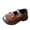 Brown, variant on Xfvqtps Girls Mary Jane Shoes Soft Sole Leather Slip on Buckle Hook and Loop Strap Casual Princess Bow Spring Summer School Shoes