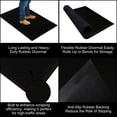 thumbnail image 4 of A1HC Natural Rubber Scraper Door Mat 36"x60" for Mud & Dirt Control, Heavy Traffic, Commercial & Residential Entryways, 4 of 6