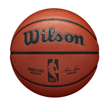 Wilson NBA Authentic Indoor/Outdoor Basketball, Brown, 29.5 in.