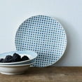 thumbnail image 2 of Ceramic Polka Dot Style Four-Person Appetizer Plate, 6.5 Inches, Set of 4, 2 of 4