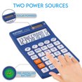 thumbnail image 2 of CATIGA CD-2775 Handheld Calculator Clear 12 Digit LCD Display Screen School Office (Blue), 2 of 6