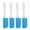 Blue, variant on Unique Bargains 4 Pcs Small Flexible Cooking Silicone Spatula Heat Resistant Scraper Cooking Kitchen Utensils Blue