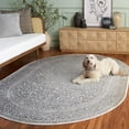 thumbnail image 3 of Safavieh Reflection Dolkar Oriental Area Rug, Light Gray/Cream, 6' x 8' Oval, 3 of 11