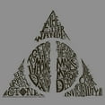 thumbnail image 2 of Women's Harry Potter Deathly Hallows Secret  Racerback Tank Top Gray Heather 2X Large, 2 of 4