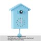 thumbnail image 4 of Reloj De Pared De Cuco Voces De Pájaros Naturales Reloj De Péndulo Con Casa De Pájaros Para Arte De Pared Hogar Sala De Estar Cocina Oficina Decoración Verde Blanco Azul Noticed HA027977-01, 4 of 6