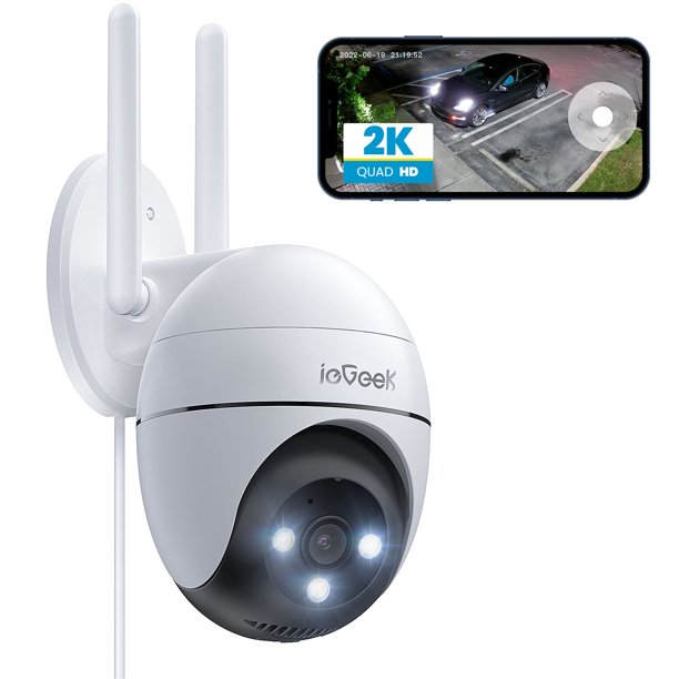 ieGeek 2K/3MP Outdoor Security Camera, WiFi, Automatic Tracking