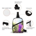 thumbnail image 2 of Lsque Pikmin Pattern Chest Package – Foldable Waterproof Chest Bag with Adjustable Shoulder Strap, Double Zipper Compartments & D-Buckle Design, 2 of 7